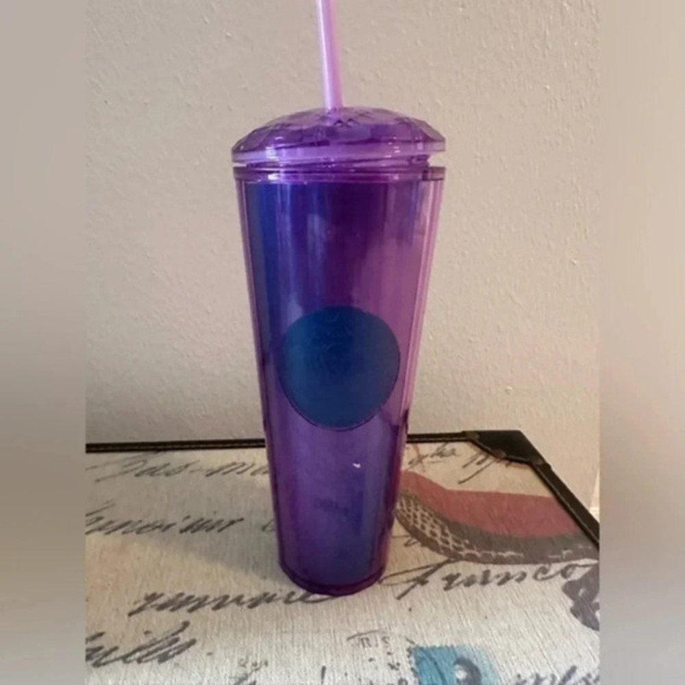 Starbucks Purple Kaleidoscope Dome Tumbler Brand new : never used